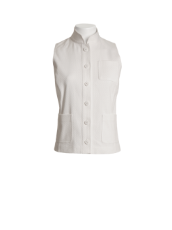 Pique Sleeveless Blouse