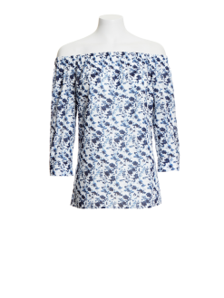Mini Floral Off The Shoulder Blouse