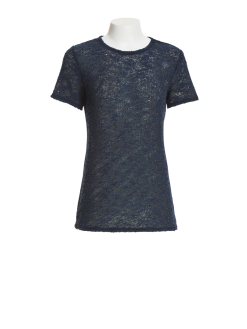 Open Weave Jersey Tee