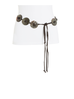 Mother Of Pearl Tie Belt