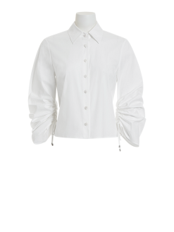 Drawstring Sleeve Shirt