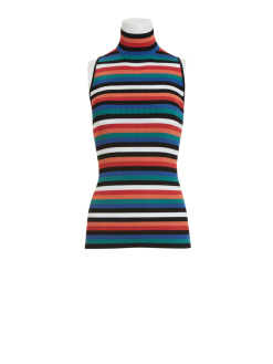 Mock Turtleneck Sleeveless Pullover