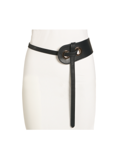 Leather Grommet Belt